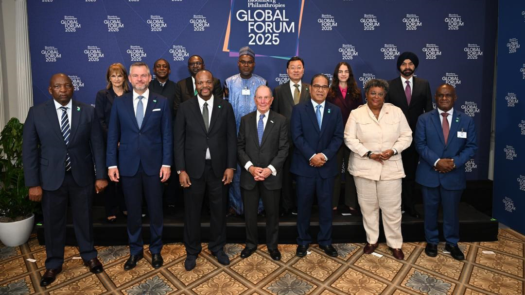 King attends elite Bloomberg Forum